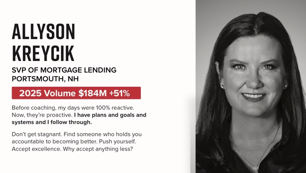 How $2.2 Billion Producer in total Career loan originations, Allyson Kreycik Uses Dan Manginelli’s Coaching to Stay One of America’s Top Loan Officers